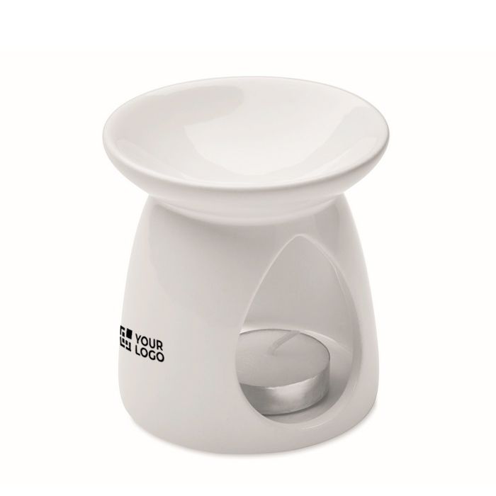 Set diffuseur d'arômes en céramique avec bougie et huile de vanille