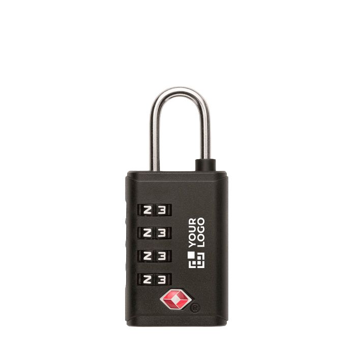 Cadenas TSA en fer et corps en plastique avec combinaison à 4 chiffres