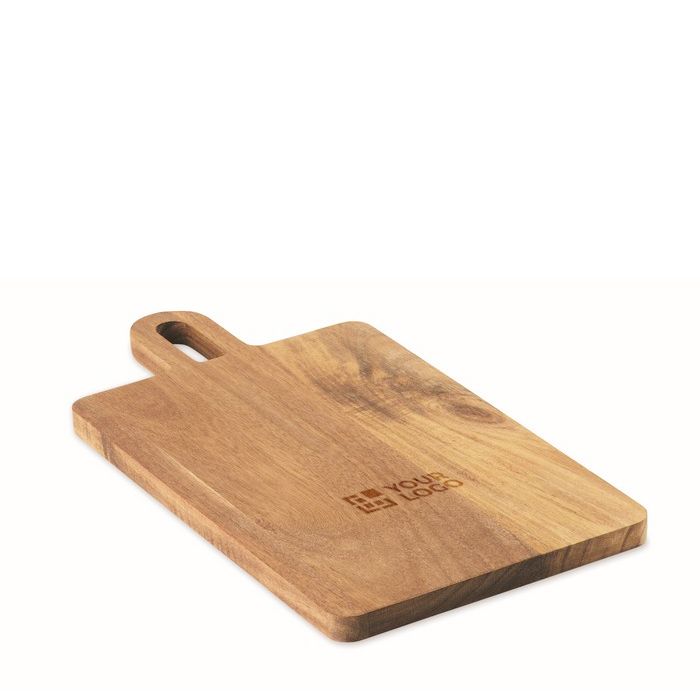 Planche en bois d’acacia avec poignée pour découper et servir