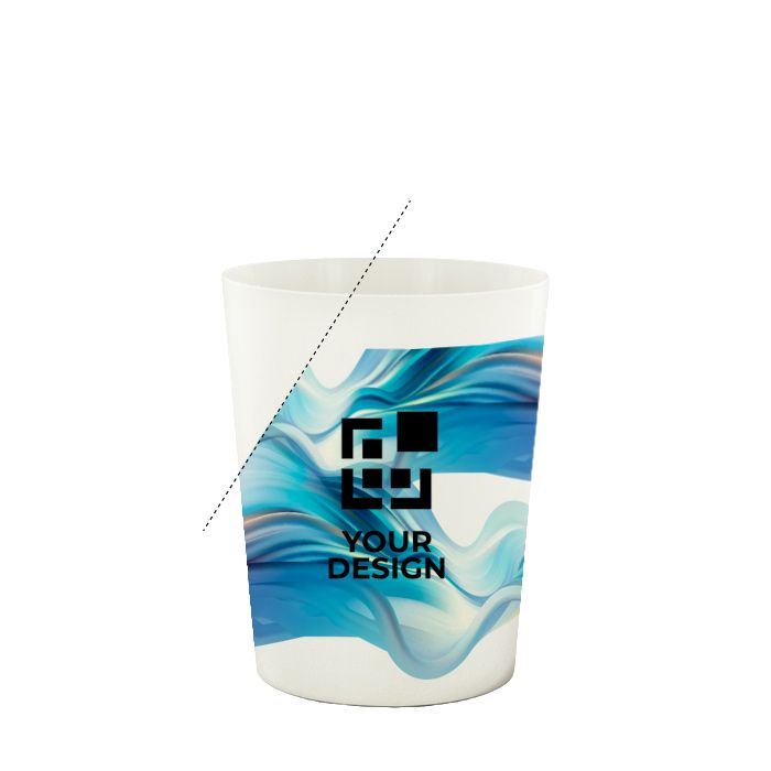 Petit gobelet réutilisable d'origine végétale et minérale 120 ml