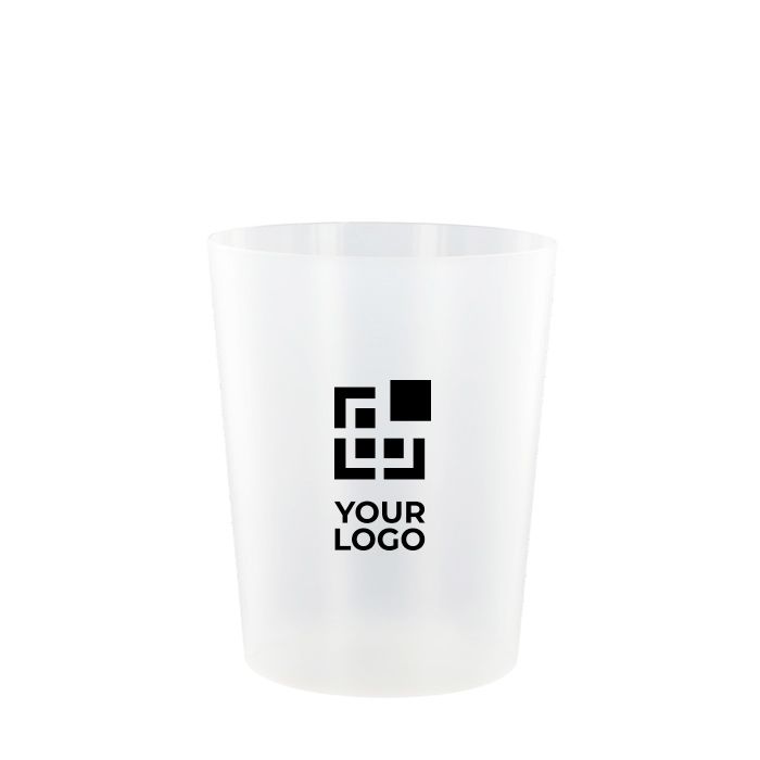 Petit gobelet en plastique réutilisable fabriqué en Europe 120 ml
