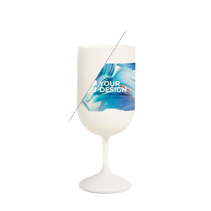 Verre à vin biocomposite d’origine végétale et minérale 180 ml