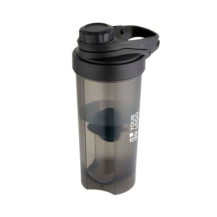 Gourde de sport en plastique avec bille mélangeuse, 700 ml