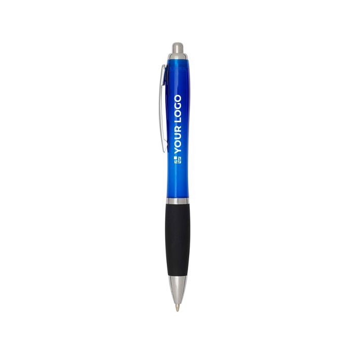 Stylo plastique recyclé grip doux encre noire