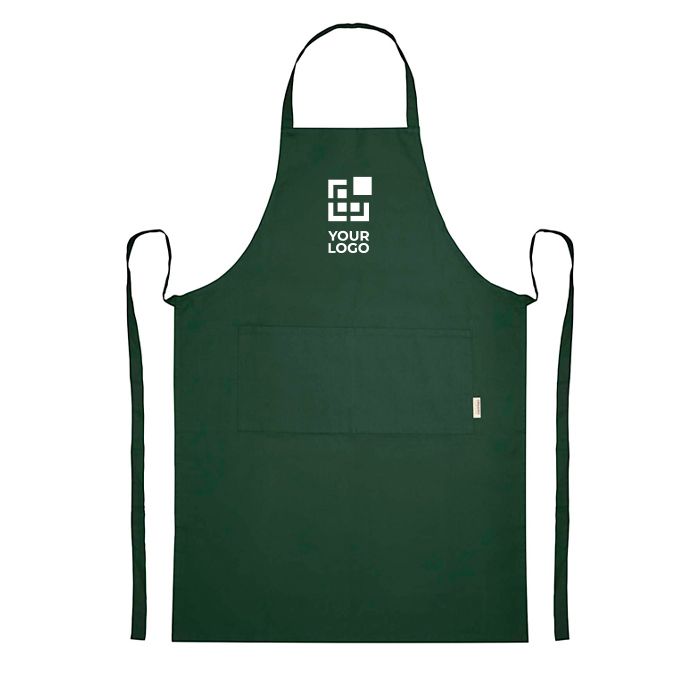 Tablier en coton 200 g/m² avec deux poches pratiques