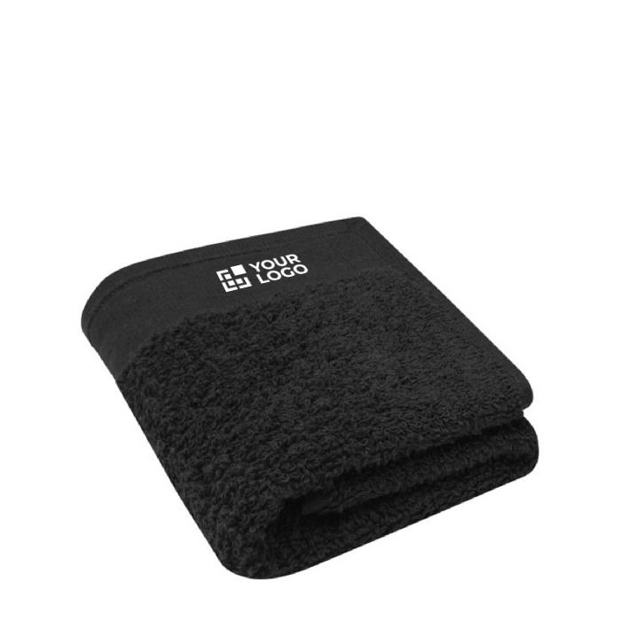 Serviette de bain en coton épais 550 g/m2 avec zone d'impression