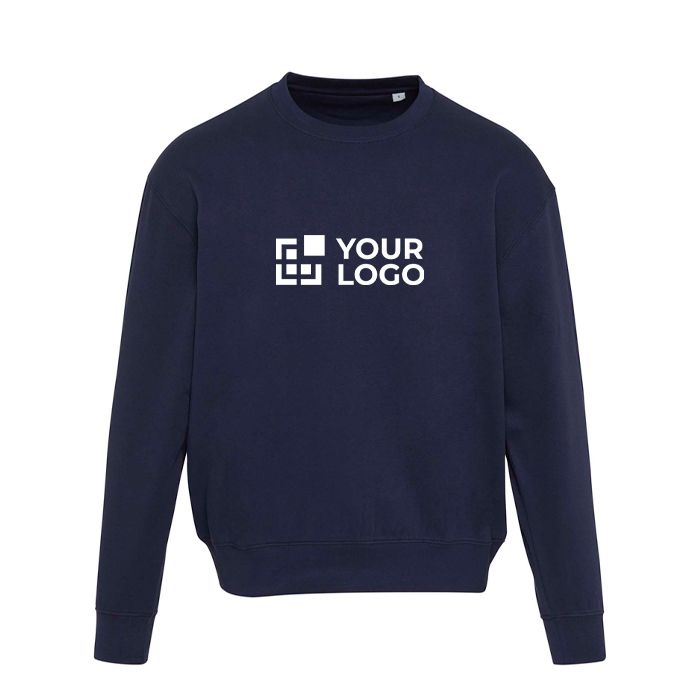 Sweat oversize col rond en coton bio 280 g/m² Elevate