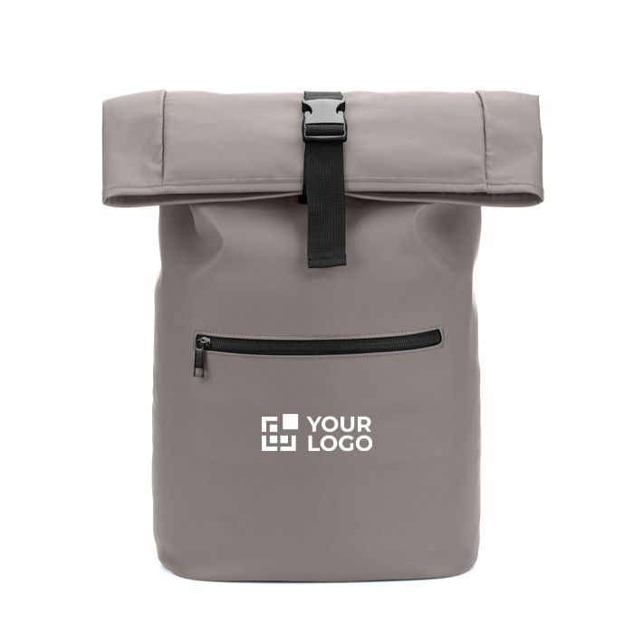Sac à dos roll-top pour ordinateur en cuir synthétique 15 L 16"