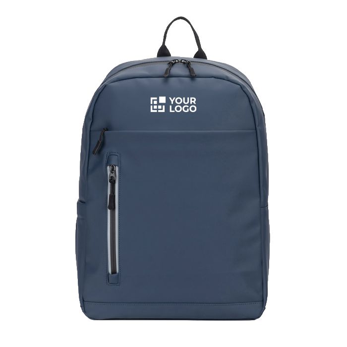 Sac à dos en similicuir pour PC 16", fermetures éclair imperméables