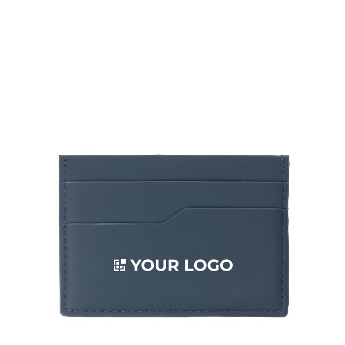 Porte-cartes avec blocage RFID et finition en similicuir pour 5 cartes