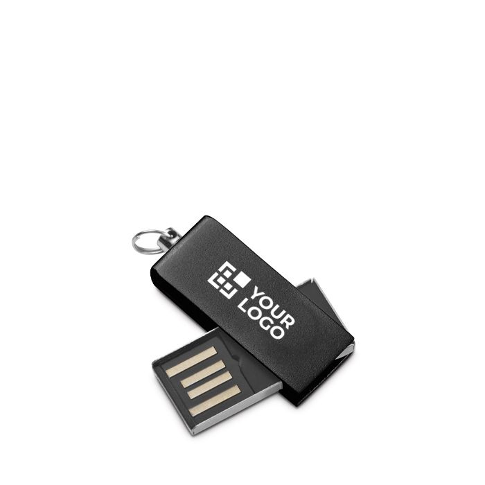 Clé USB en aluminium au format mini et pivotante