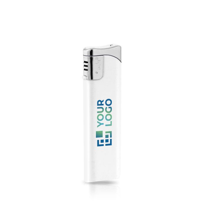 Briquet électronique rechargeable facilement avec zone d'impression