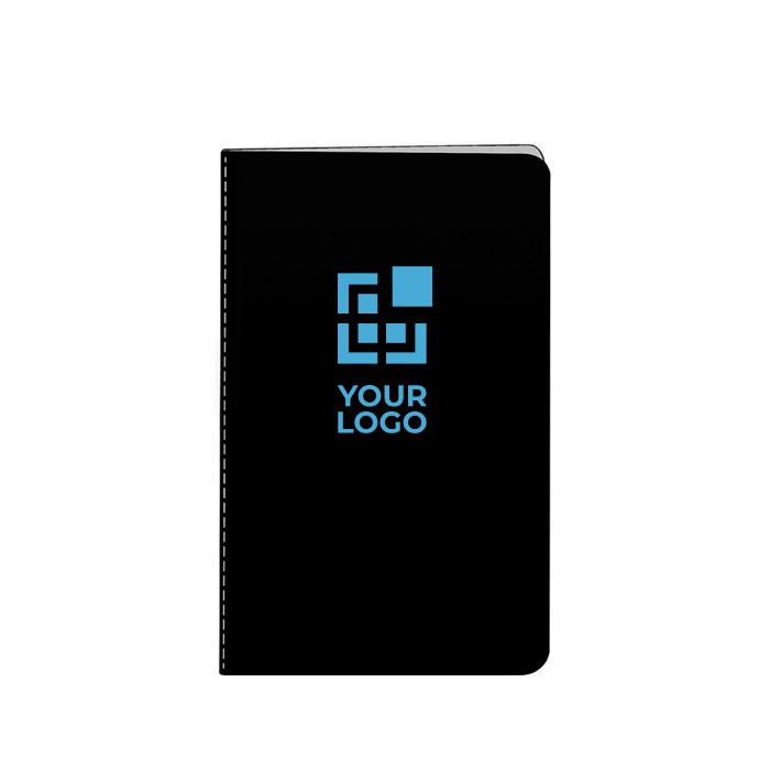 Carnet en carton coloré avec dos cousu A6 feuilles lisses avec zone d'impression