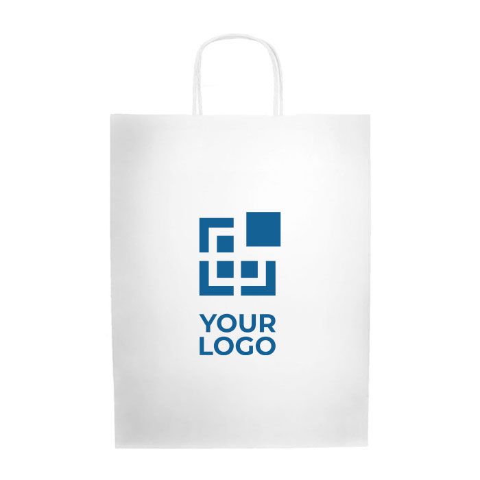 Sac écologique en papier kraft pour tout usage 100 g/m2 avec zone d'impression