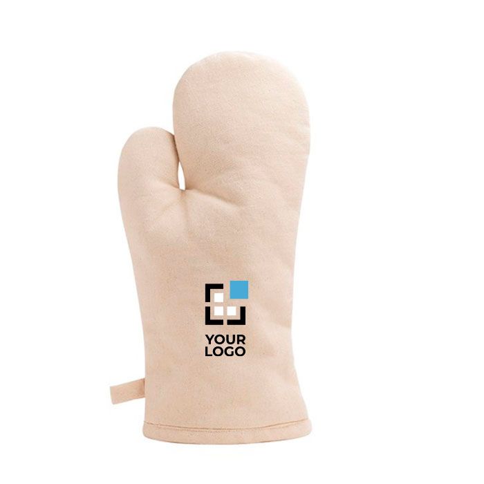 Gant en coton idéal pour cuisiner et éviter les brûlures avec zone d'impression