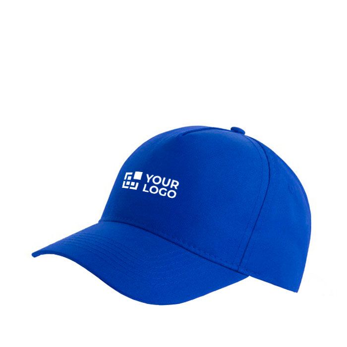 Casquette pour enfants en polyester recyclé de baseball 220 g/m² avec zone d'impression