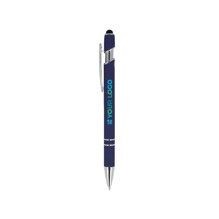 Stylo en aluminium recyclé avec clip robuste et encre bleue