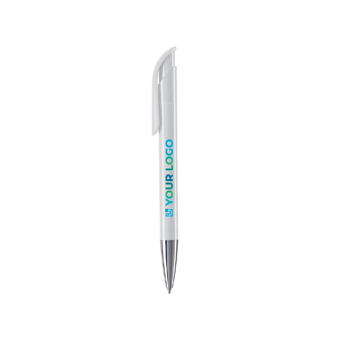 Stylo à bille en plastique mate fabriqué dans l’UE, encre bleue