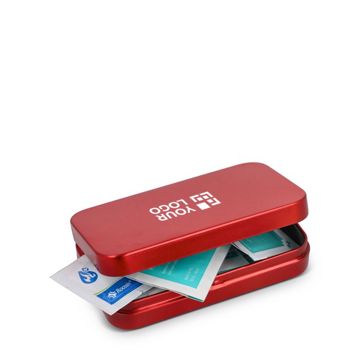 Trousse de premiers secours métallique conforme aux normes UE