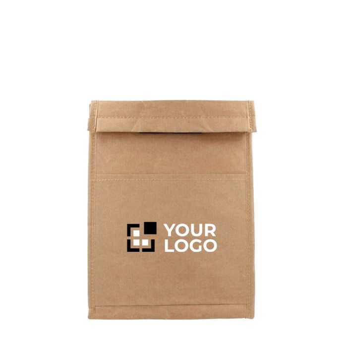 Sac pour aliments avec doublure en PEVA et fermeture Velcro avec zone d'impression