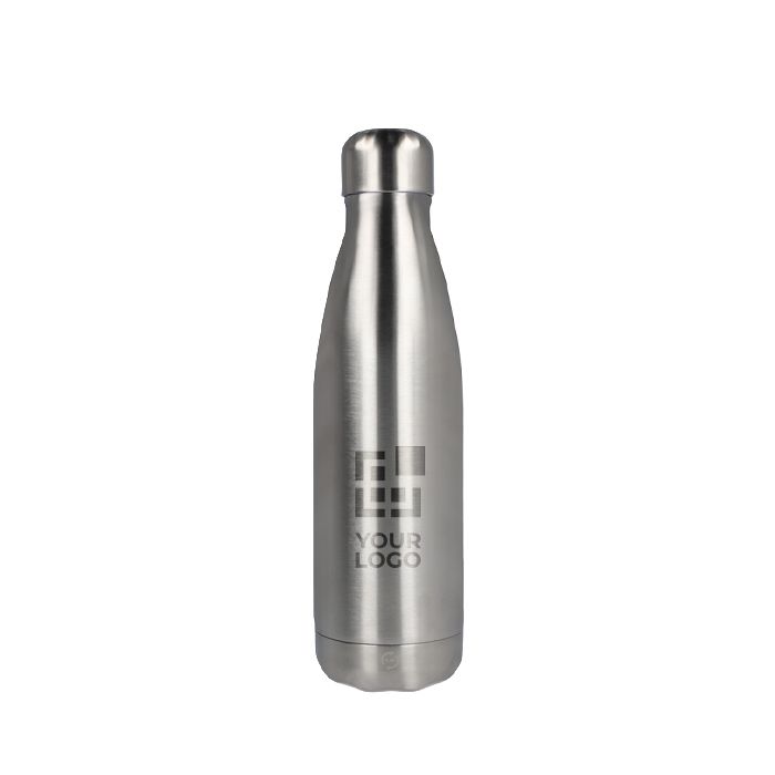 Gourde isotherme en acier inoxydable recyclé anti-fuite 500 ml