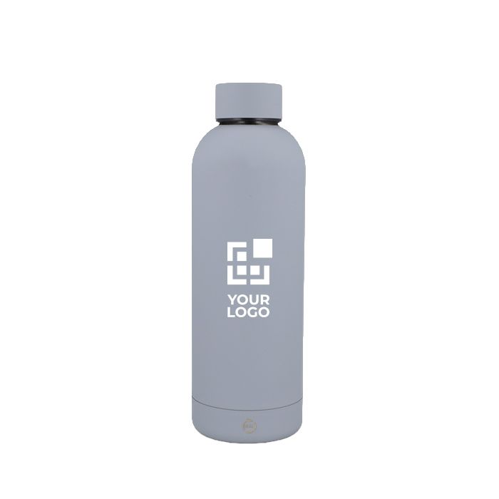 Gourde isotherme en inox recyclé avec fermeture anti-fuite 500 ml