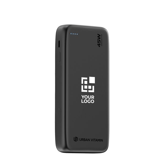 Batterie externe écologique avec câble rétractable 45 W 20 000 mAh