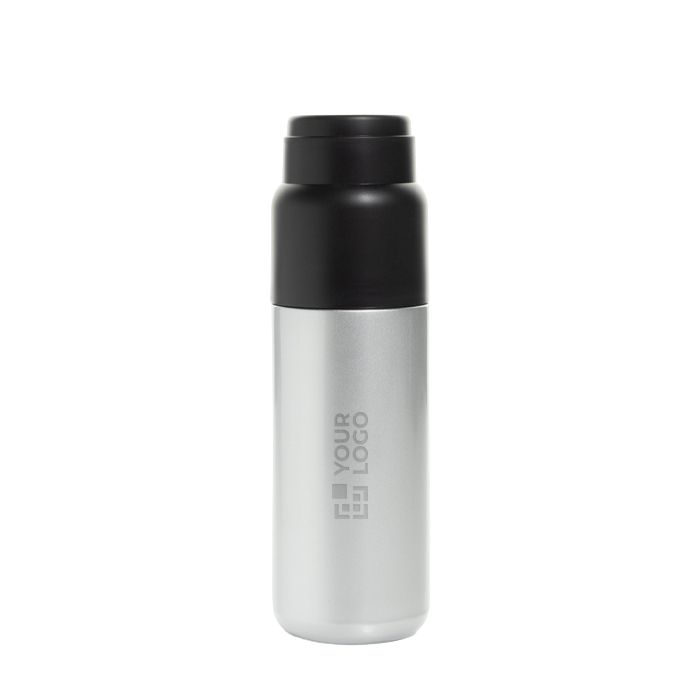 Gourde isotherme avec tasse, anti-goutte et isolation sous vide 500 ml