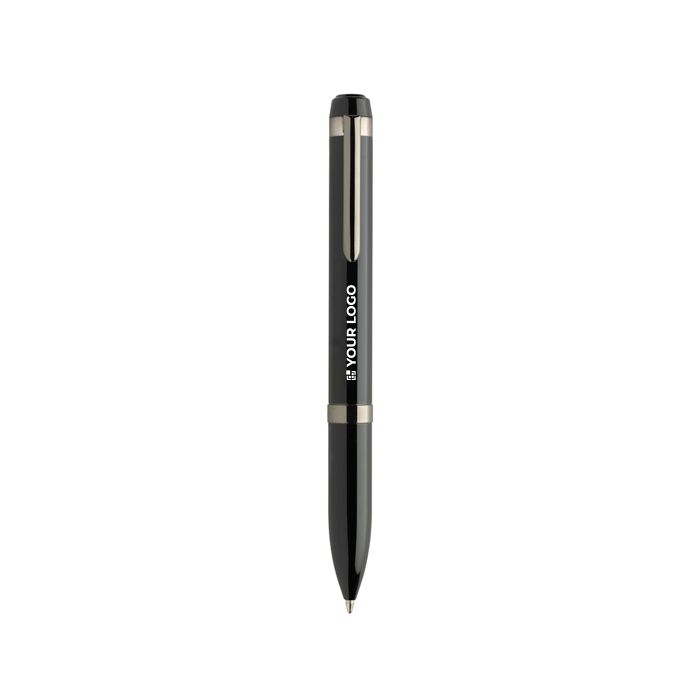 Stylo en métal à rotation fluide Swiss Peak encre bleue 1 200 m