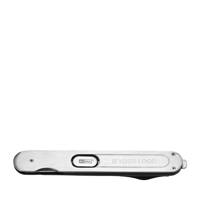 Tire-bouchon à mécanisme vertical en acier inoxydable PushPull AdHoc