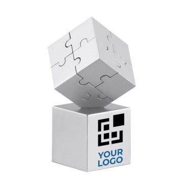 Puzzle décoratif en métal et magnétique pour publicité MagniCube
