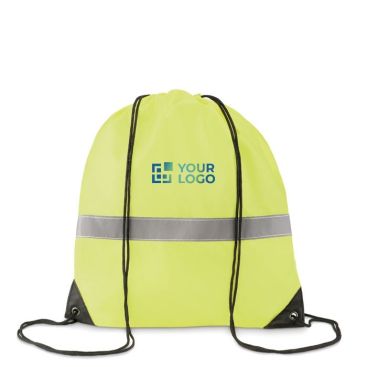 Sac cordon réfléchissant personnalisable