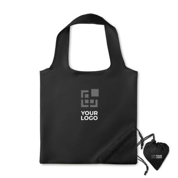 Sac cabas publicitaire vue avec zone d'impression