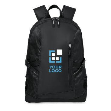 Sac à dos d'ordinateur publicitaire avec zone d'impression