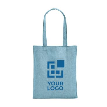Sac écologique personnalisable recyclé vue avec zone d'impression
