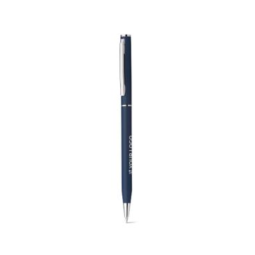 Stylos publicitaires en aluminium à encre bleue Vip Colors