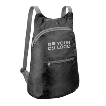 Sac pliable personnalisé couleur noir