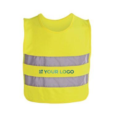Gilet réfléchissant pour enfant avec zone d'impression