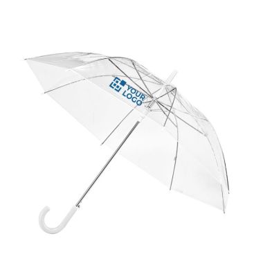 Parapluie transparent personnalisé avec zone d'impression