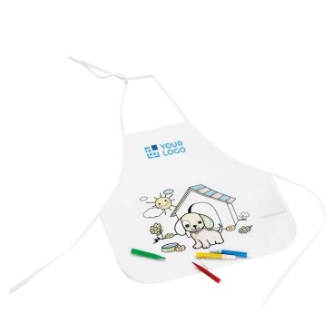 Tablier pour enfant à colorier