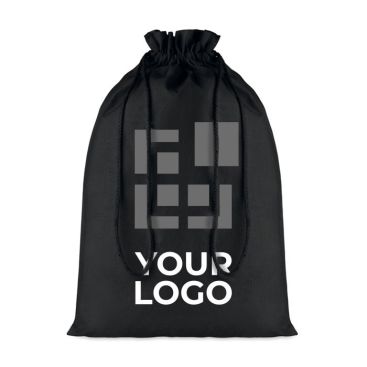 Sachet tissu personnalisée pour emballage vue avec zone d'impression