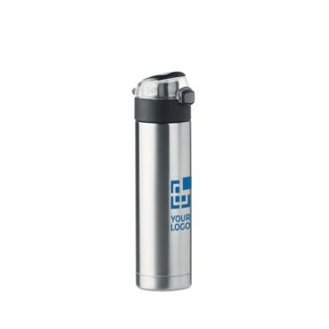 Bouteille inox personnalisable 400ml avec zone d'impression