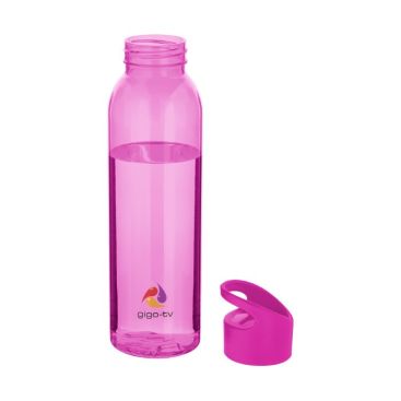 Bouteille à personnaliser colorée couleur rose avec logo