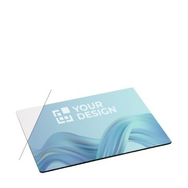 Tapis de souris publicitaire avec le logo avec zone d'impression