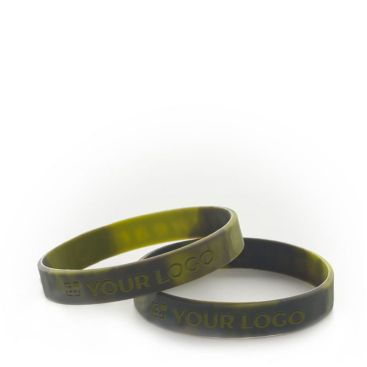Bracelet événementiel personnalisable 2 couleurs