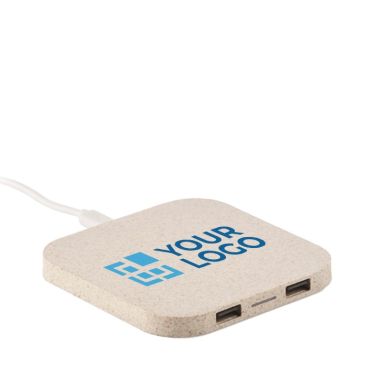 Chargeur nomade sans fil personnalisable avec zone d'impression