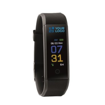 Bracelet d'activité Bluetooth personnalisable couleur noir