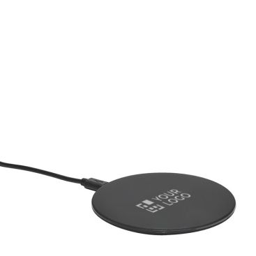 Chargeur lumineux personnalisable avec logo couleur noir