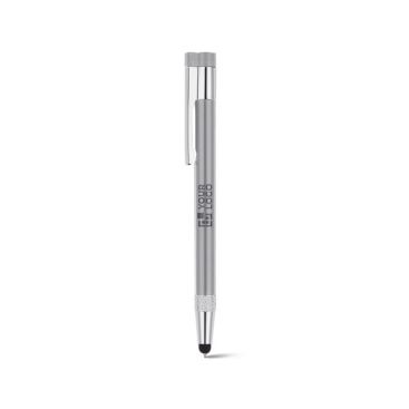 Stylo personnalisé USB avec pointeur tactile couleur noir