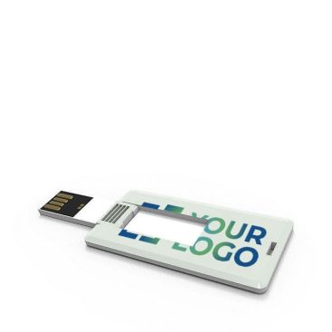 Carte USB avec grande surface de marquage logo entreprise